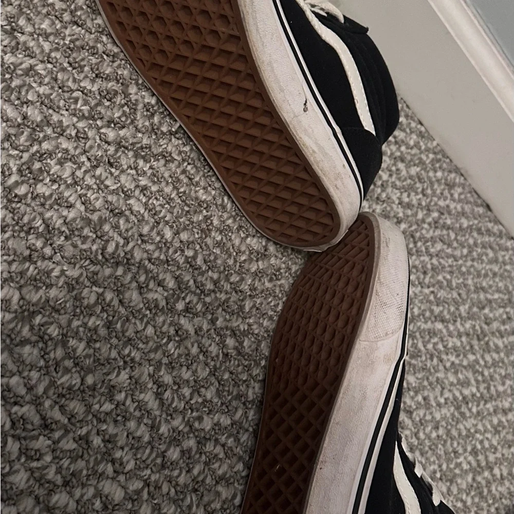 Vans Black and White High-Top Sneakers - Picture 3 of 5